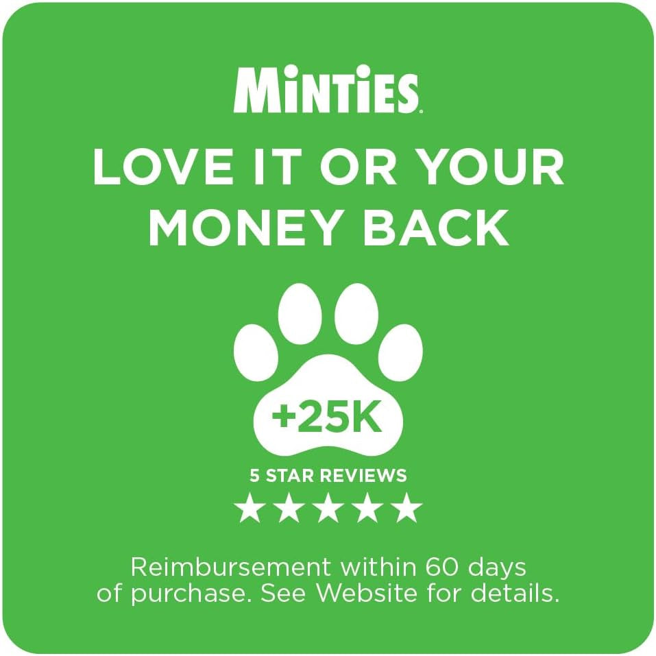 Mint Dental Chews for Medium Breeds (25-50 lbs) - 17 Count