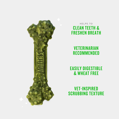 Mint Dental Chews for Medium Breeds (25-50 lbs) - 17 Count